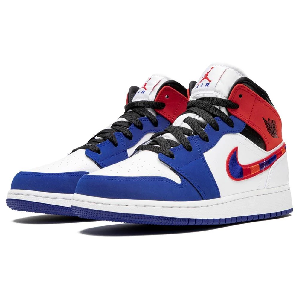Air Jordan 1 MID SE GS 'University Red' - Image 2