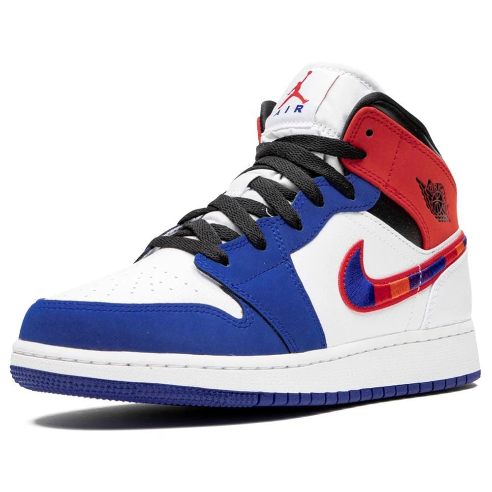 Air Jordan 1 MID SE GS 'University Red' - Image 4