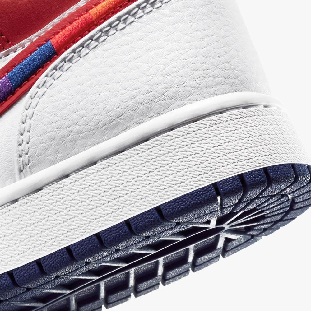 Air Jordan 1 MID SE GS 'University Red' - Image 7