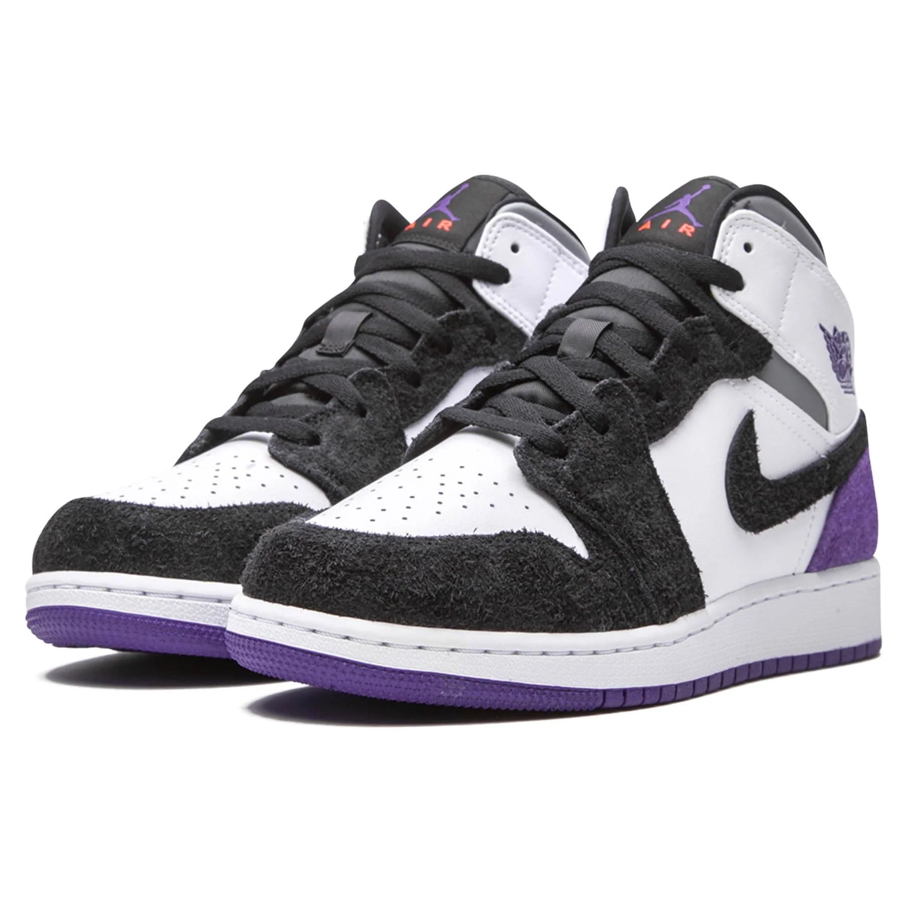 Air Jordan 1 Mid SE GS 'Varsity Purple' - Image 2