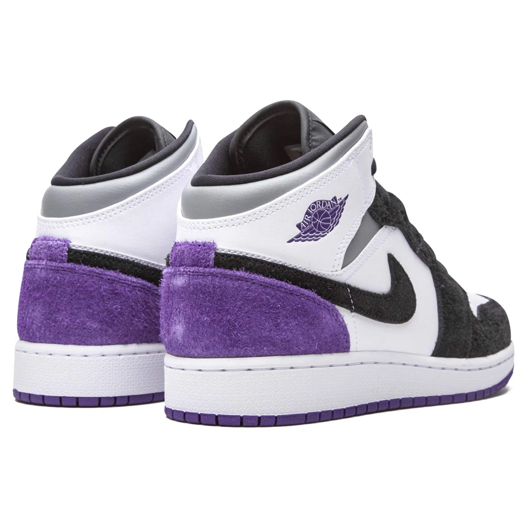 Air Jordan 1 Mid SE GS 'Varsity Purple' - Image 3