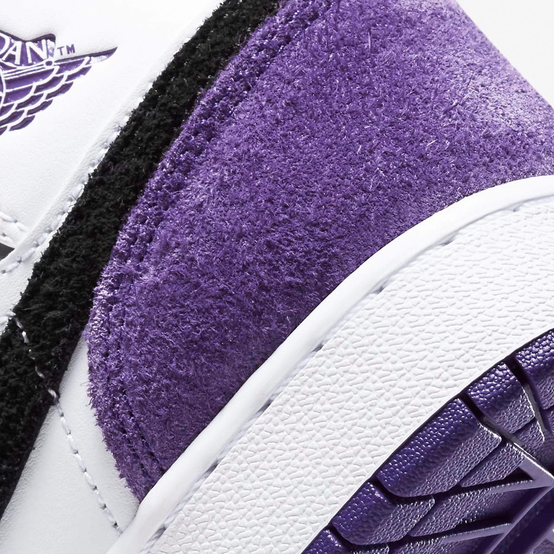 Air Jordan 1 Mid SE GS 'Varsity Purple' - Image 7