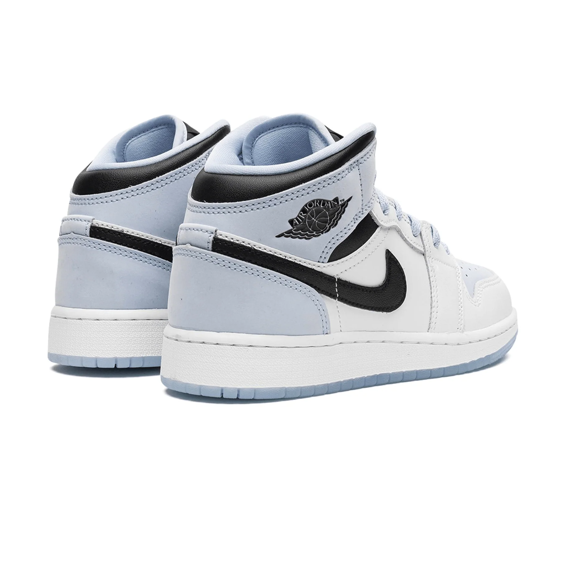 Air Jordan 1 Mid SE GS 'White Ice Blue' - Image 3