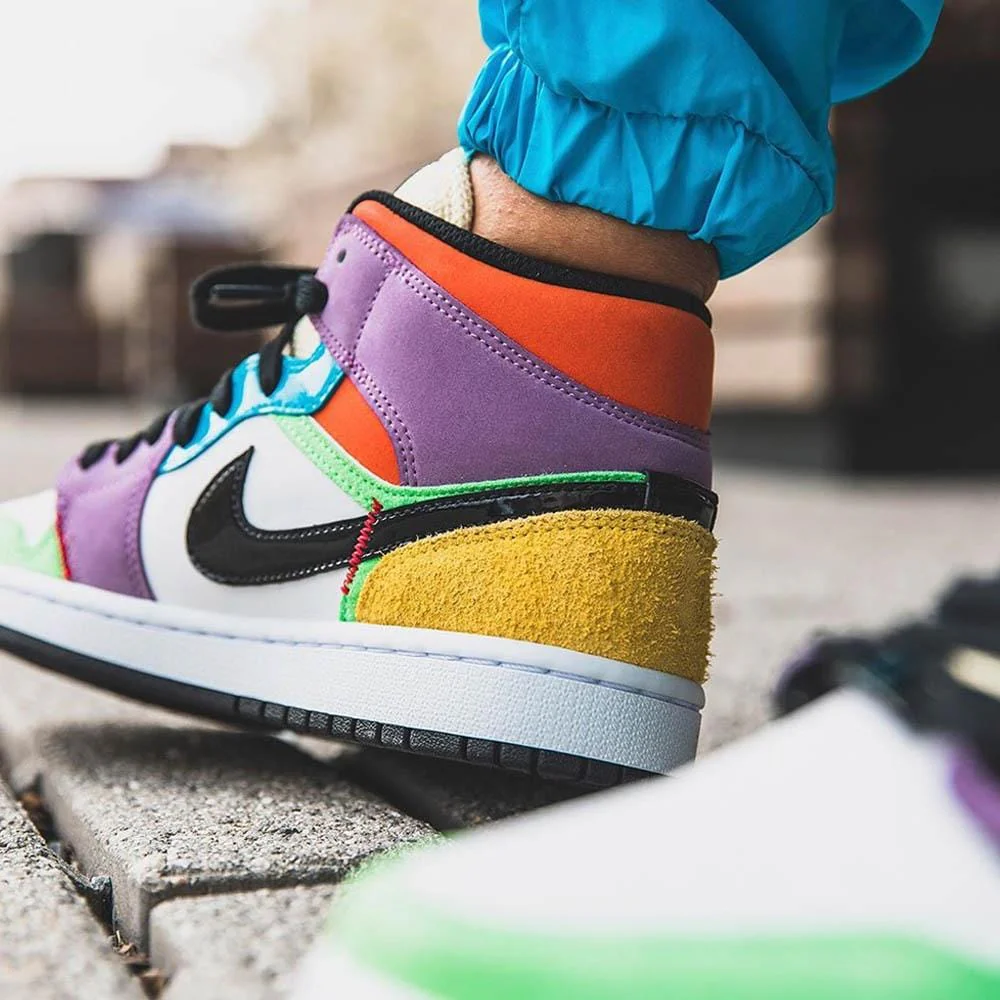 Air Jordan 1 Mid SE Multi-Colour (W) - Image 5