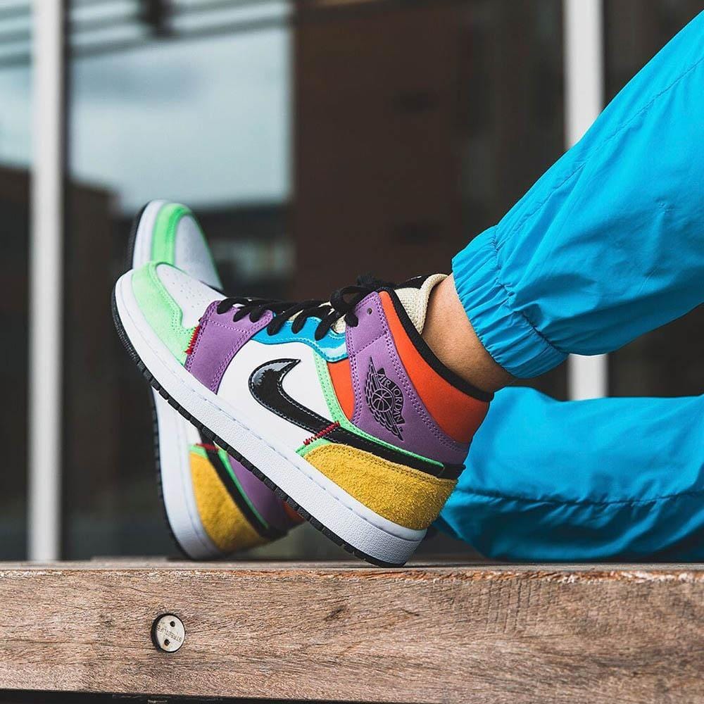 Air Jordan 1 Mid SE Multi-Colour (W) - Image 6