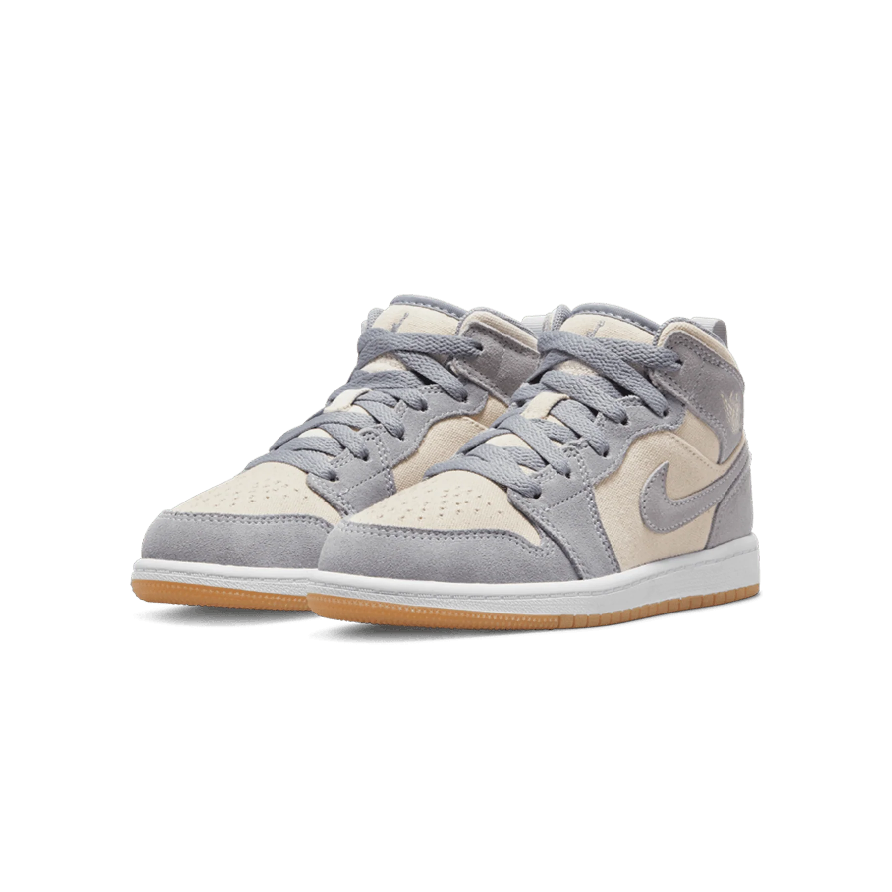 Air Jordan 1 Mid SE PS 'Coconut Milk Particle Grey' - Image 2