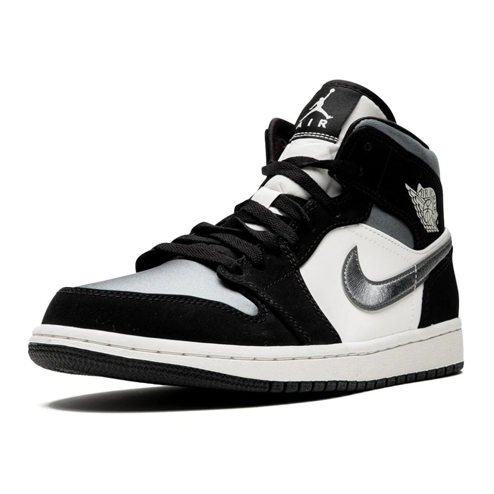 Air Jordan 1 Mid SE 'Satin Smoke Grey' - Image 4