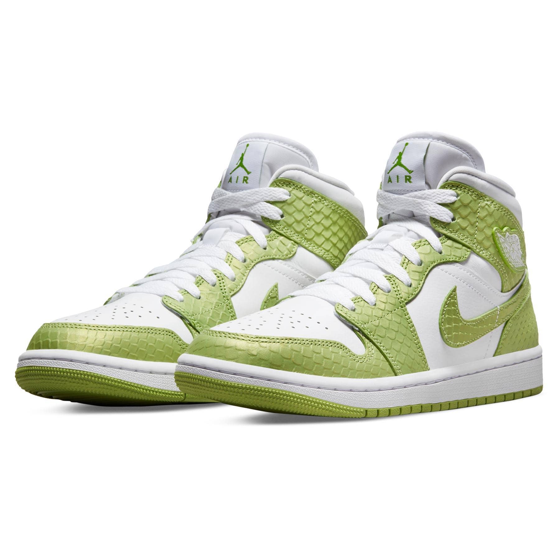 Air Jordan 1 Mid SE Wmns 'Green Python' - Image 2