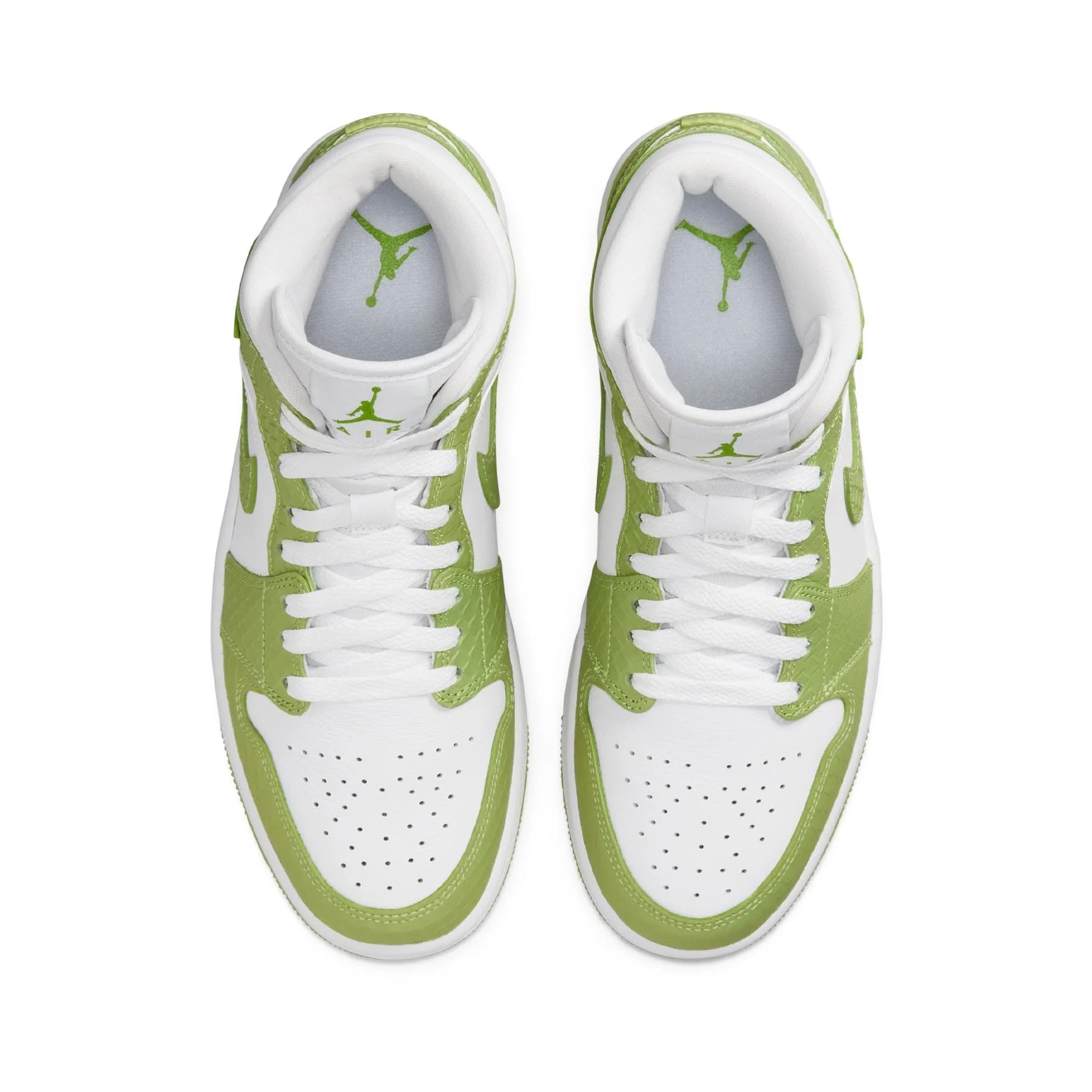 Air Jordan 1 Mid SE Wmns 'Green Python' - Image 4