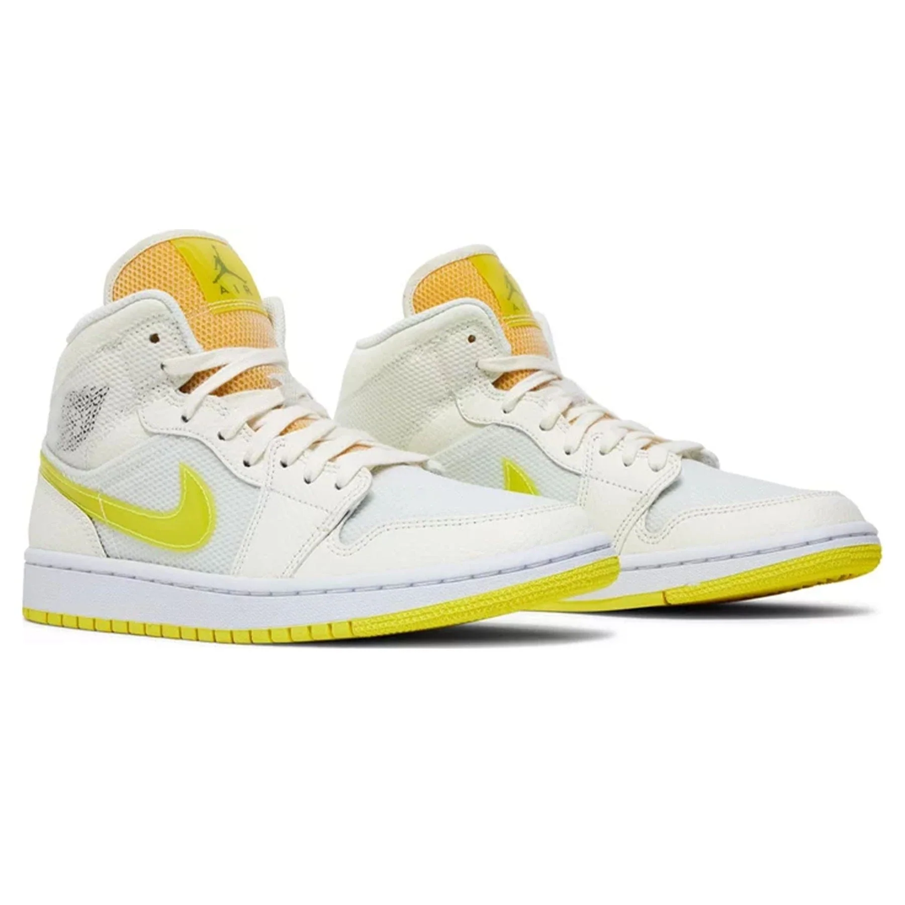 Air Jordan 1 Mid SE Wmns 'Voltage Yellow' - Image 3