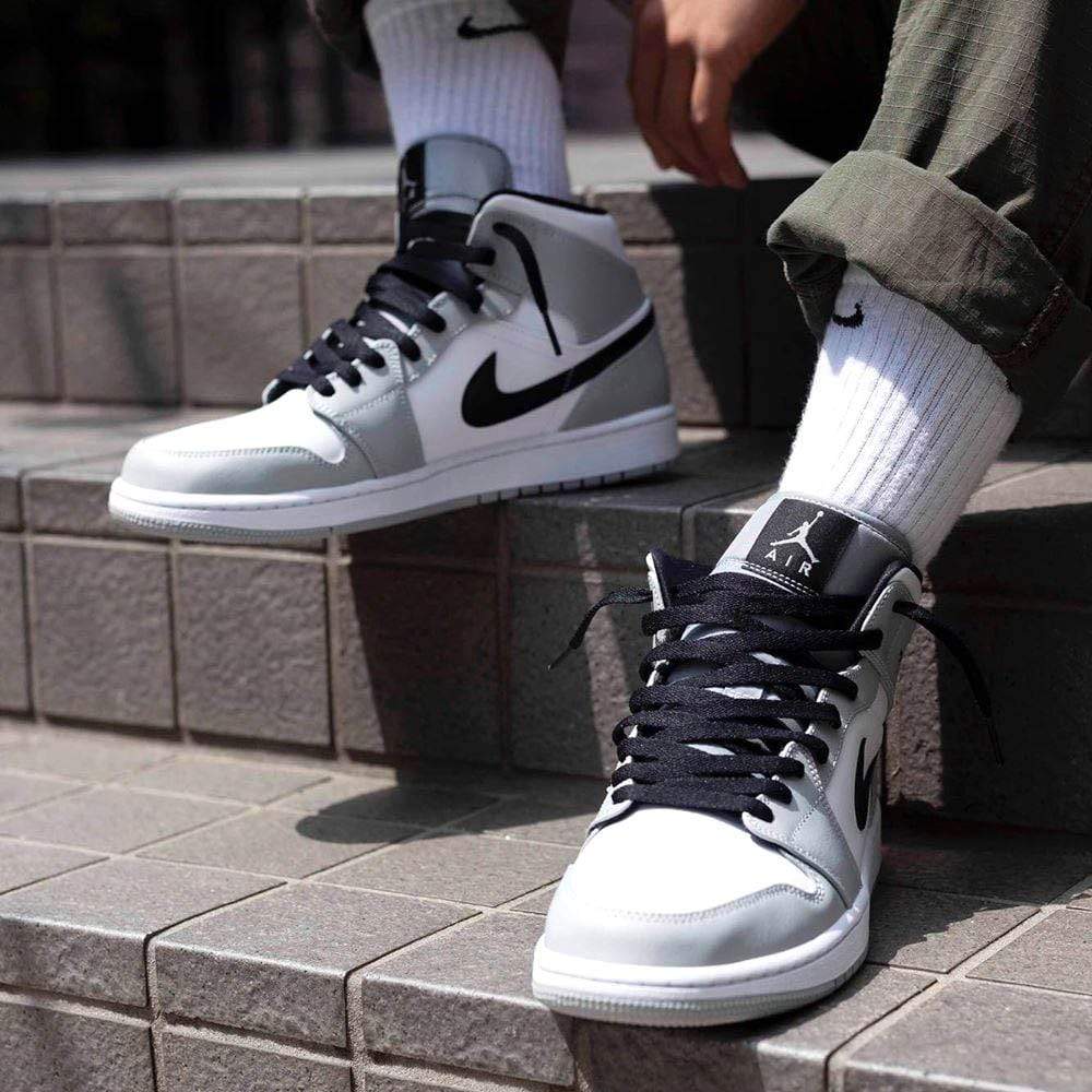 Air Jordan 1 Mid 'Smoke Grey' - Image 6