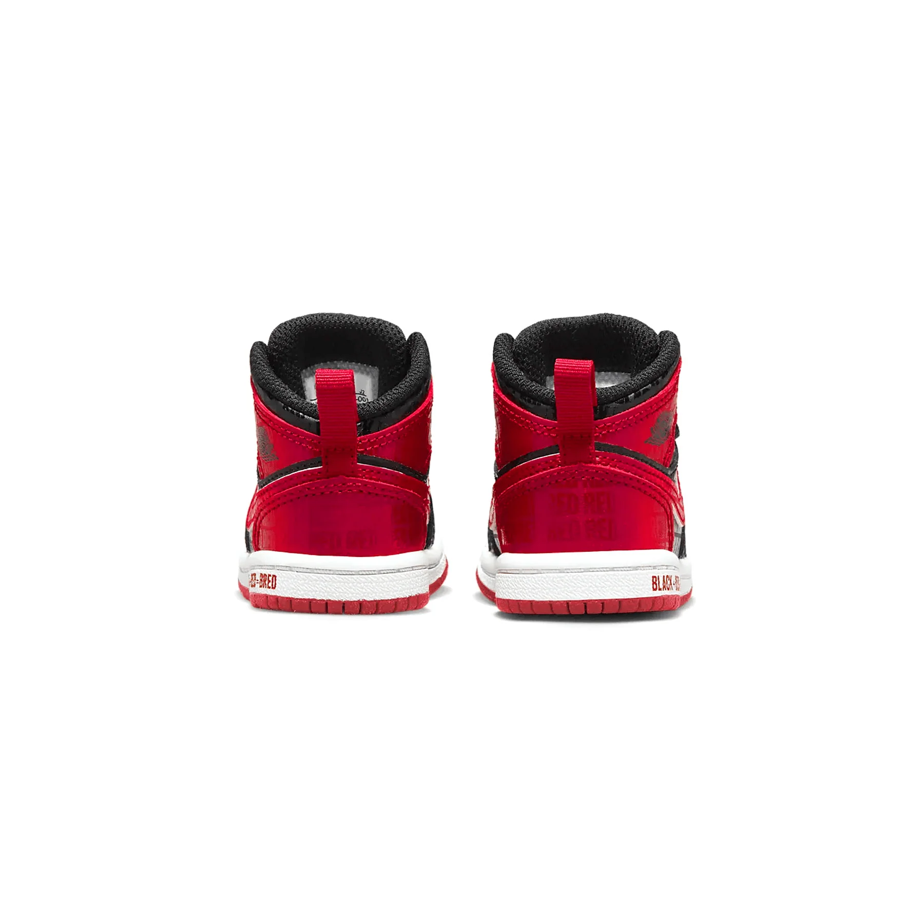 Air Jordan 1 Mid SS TD 'Black + Red = Bred' - Image 4