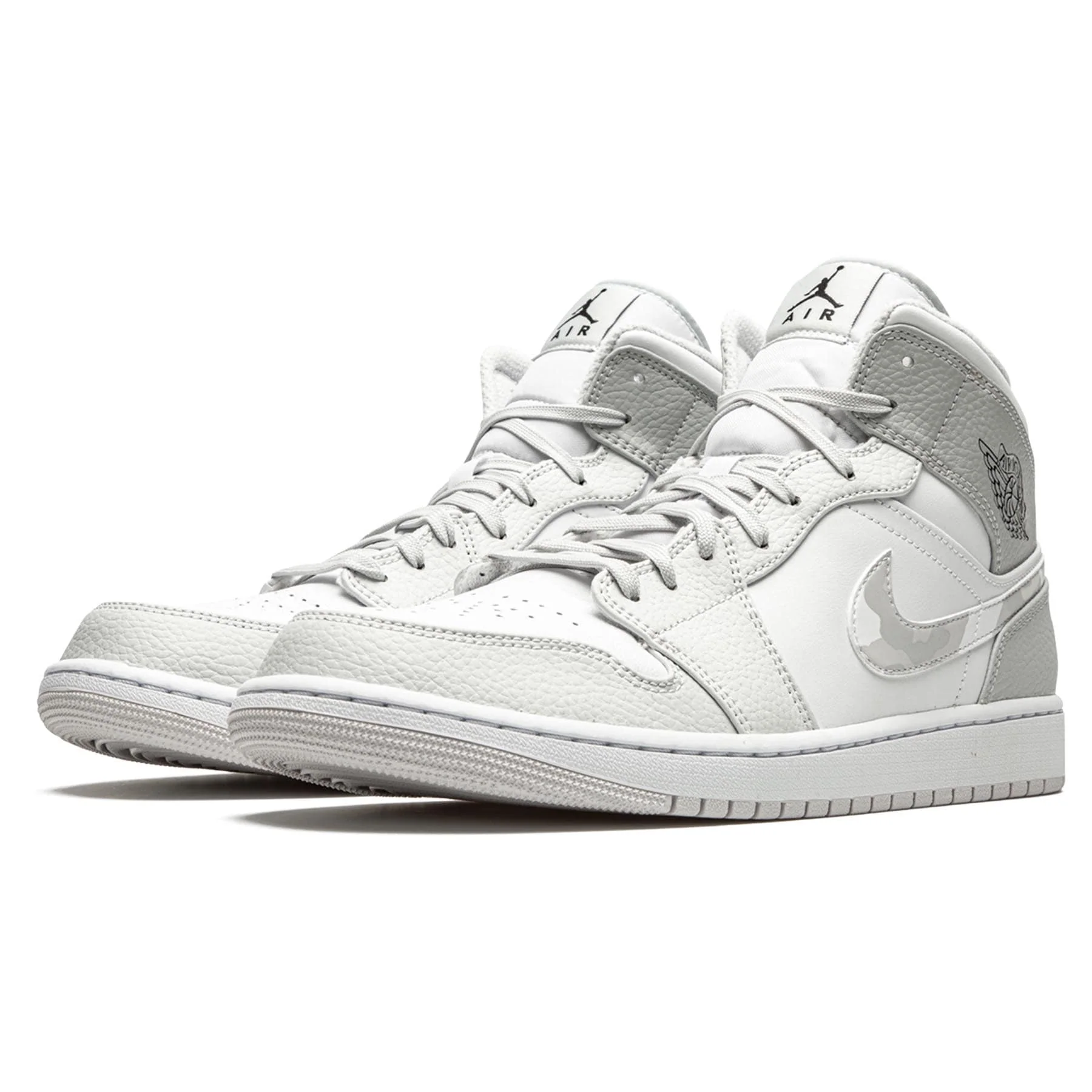 Air Jordan 1 Mid 'Swoosh Logo - Grey Camo' - Image 2