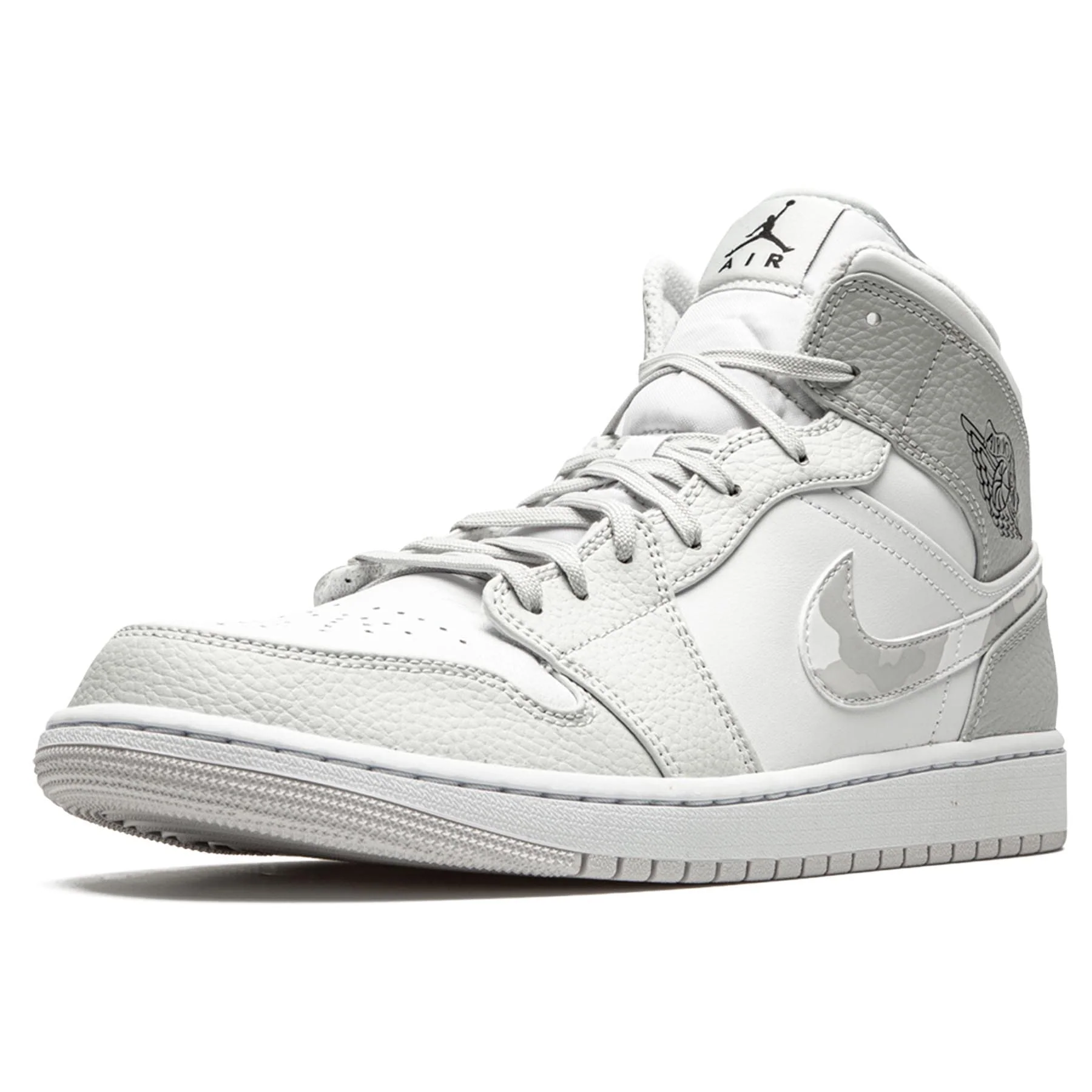 Air Jordan 1 Mid 'Swoosh Logo - Grey Camo' - Image 4