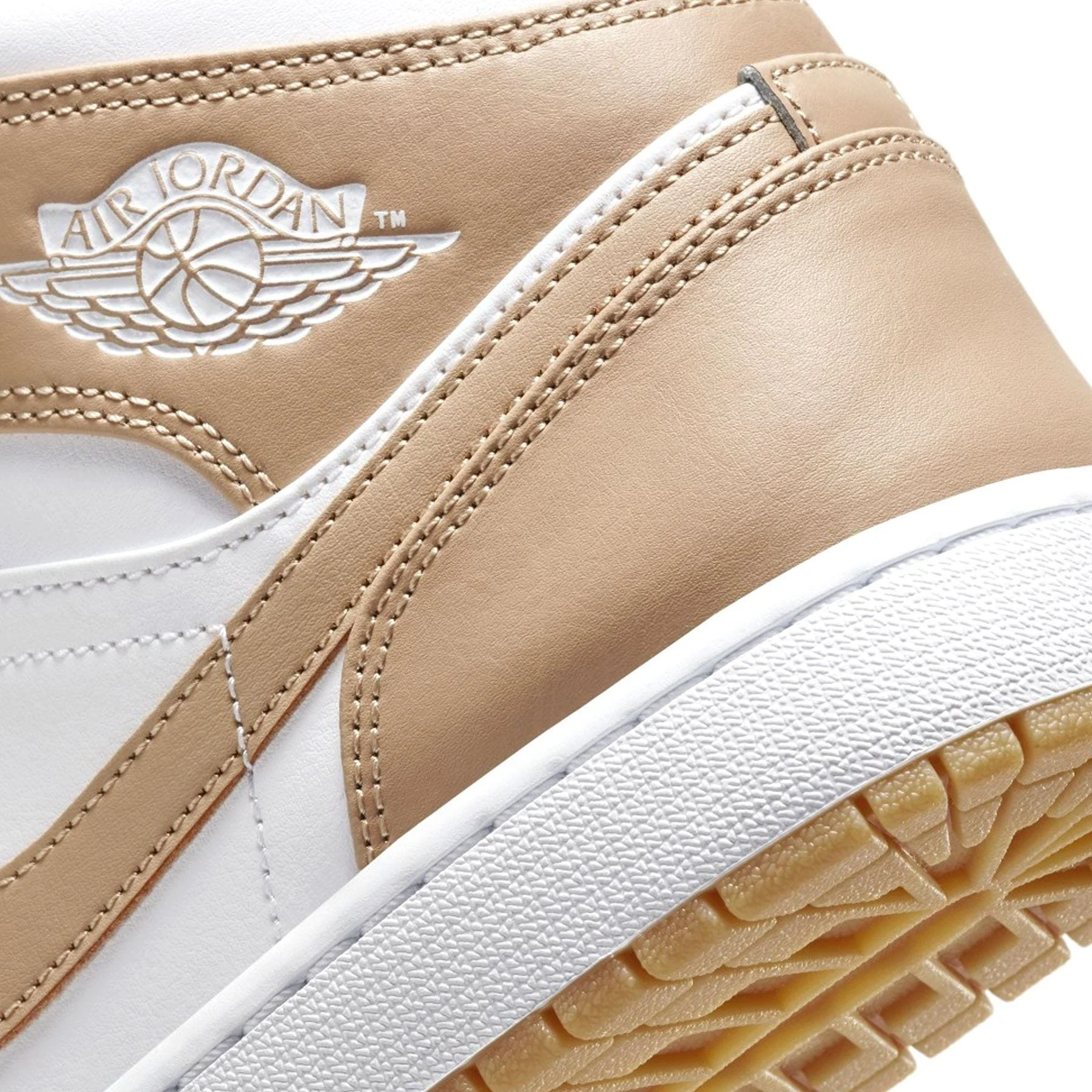 Air Jordan 1 Mid 'Tan Gum' - Image 7