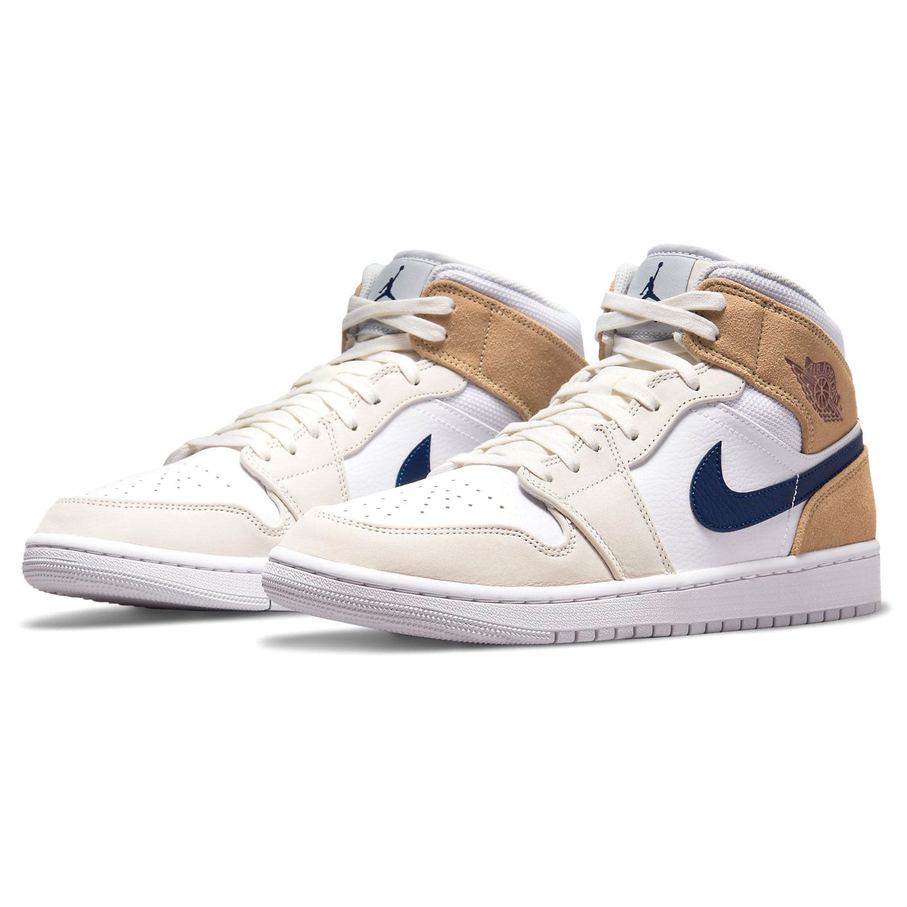 Air Jordan 1 Mid 'Tan Suede Navy' - Image 2
