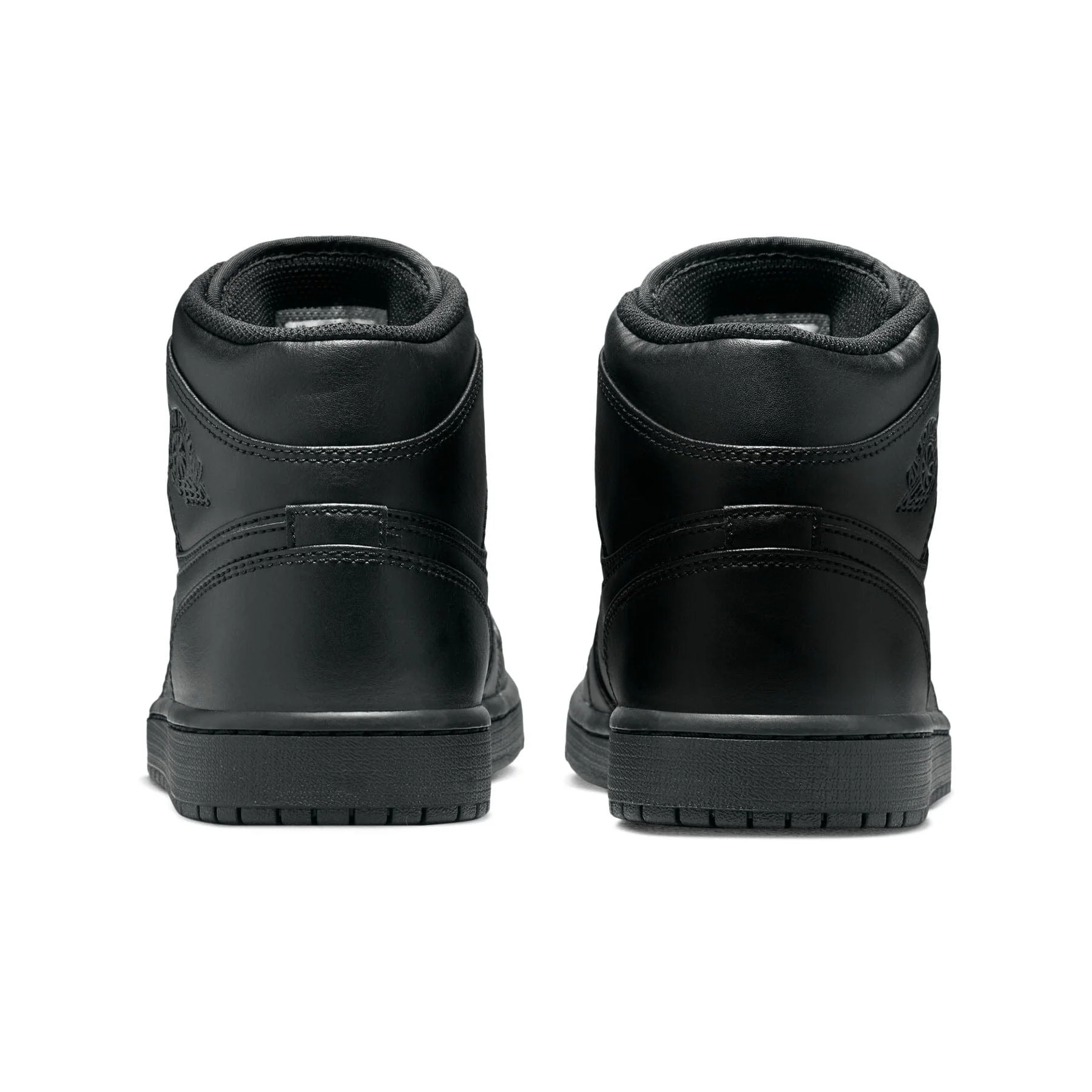 Air Jordan 1 Mid 'Triple Black' 2022 - Image 4