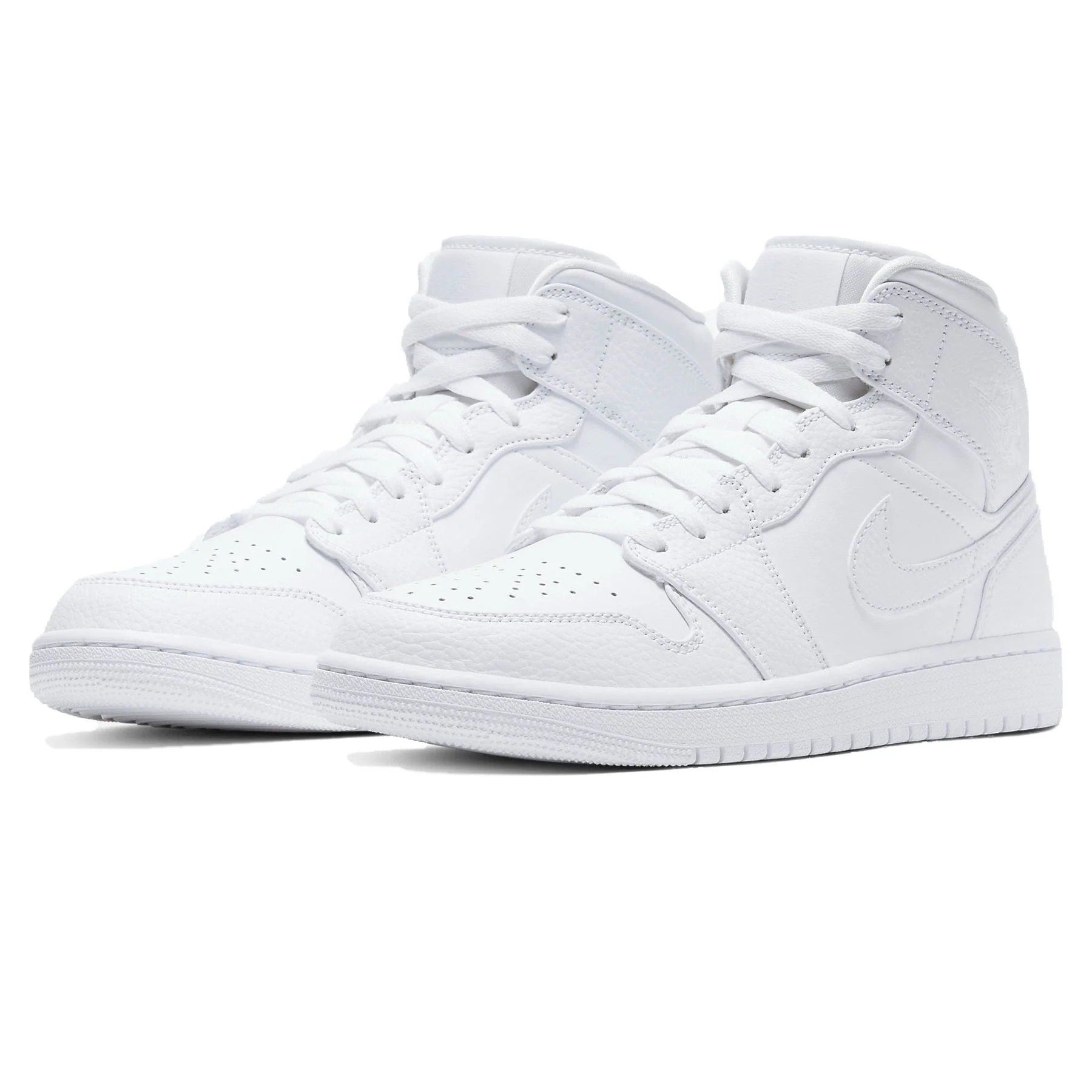 Air Jordan 1 Mid 'Triple White' - Image 2