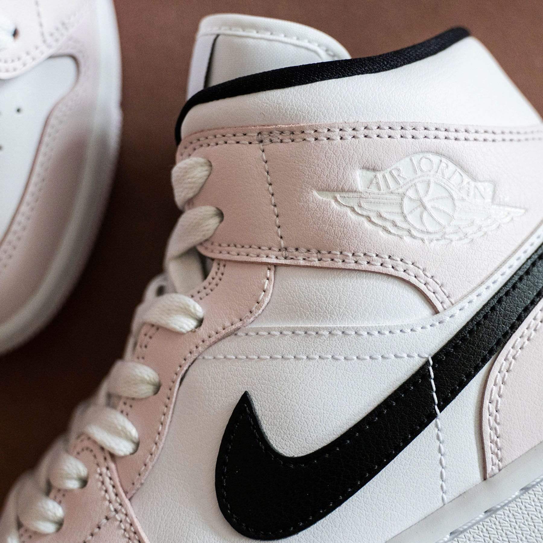 Air Jordan 1 Mid Wmns 'Barely Rose' - Image 7