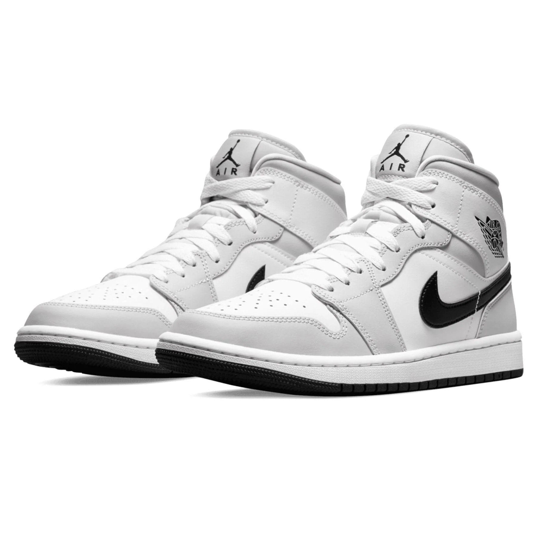 Air Jordan 1 Mid Wmns 'Light Smoke Grey' - Image 2