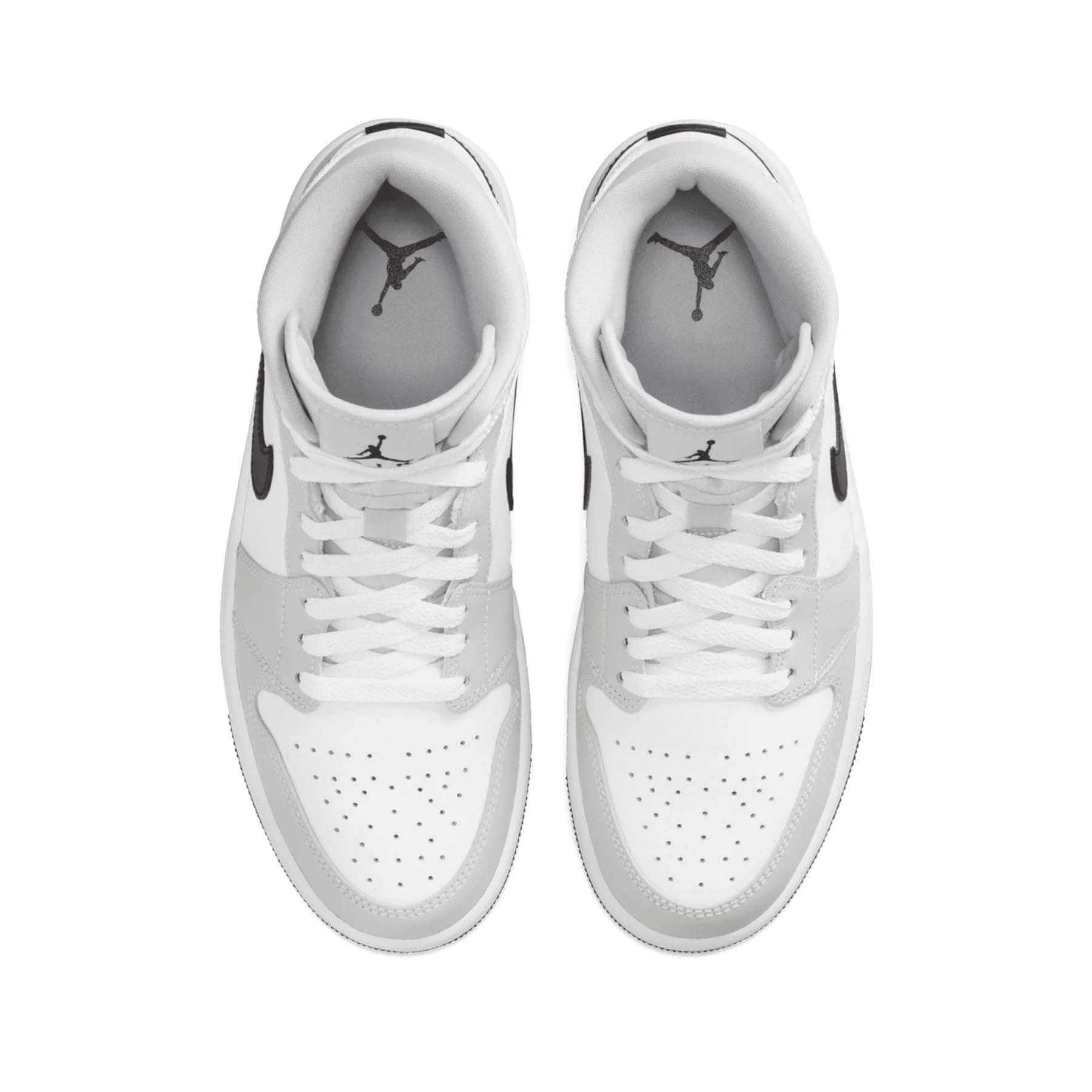 Air Jordan 1 Mid Wmns 'Light Smoke Grey' - Image 3