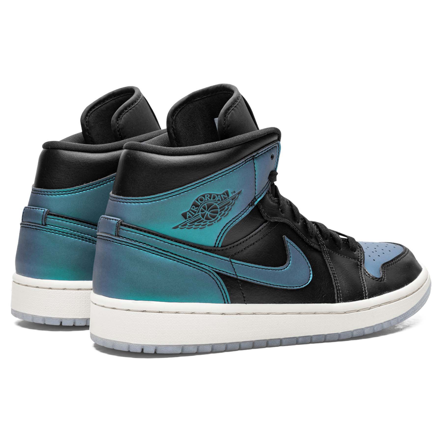 Air Jordan 1 Mid Wmns 'Metallic Turquoise' - Image 3