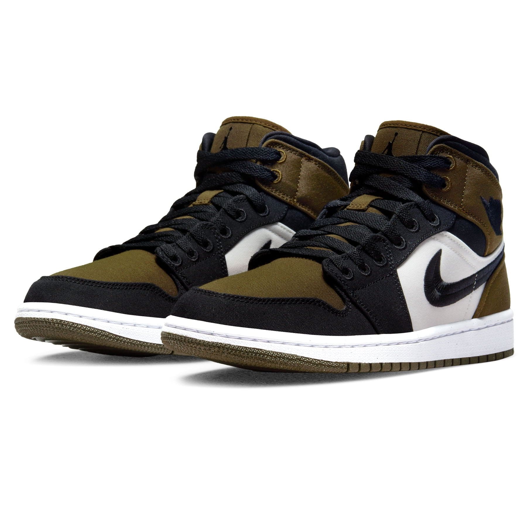 Air Jordan 1 Mid Wmns SE 'Olive Toe' - Image 2