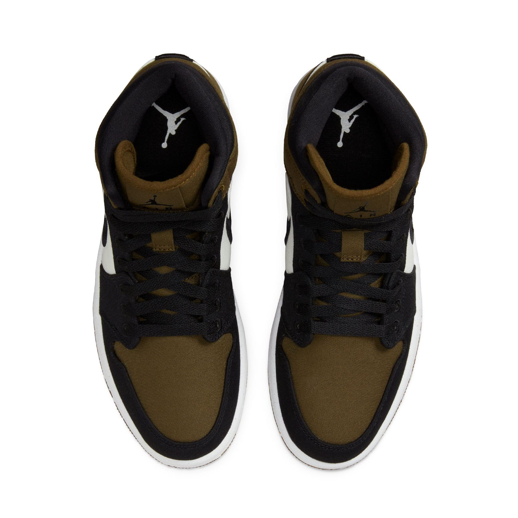 Air Jordan 1 Mid Wmns SE 'Olive Toe' - Image 3