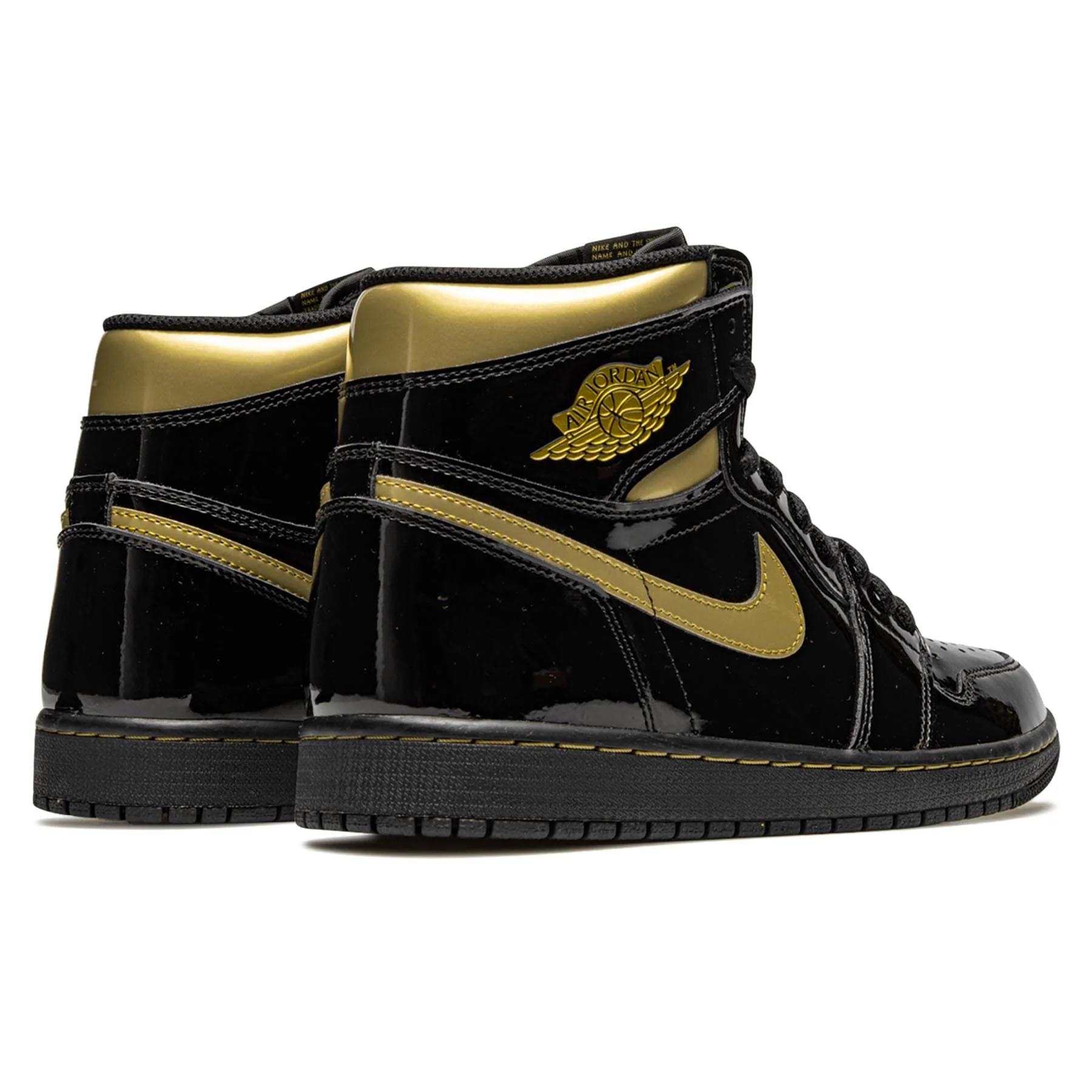 Air Jordan 1 Retro High OG 'Black Metallic Gold' - Image 3