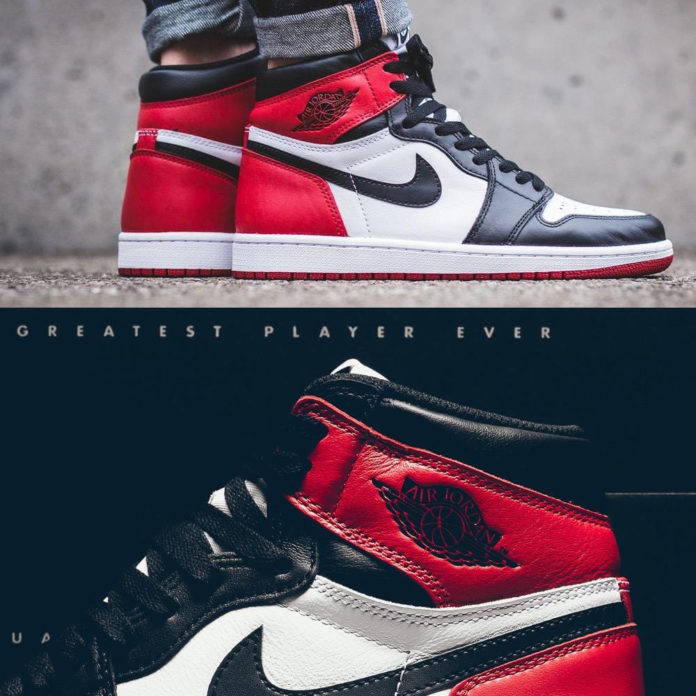 Air Jordan 1 Retro High OG Black Toe - Image 7