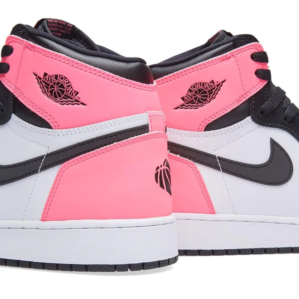 Air Jordan 1 Retro High OG GS 'Black Hyper Pink White' - Image 4