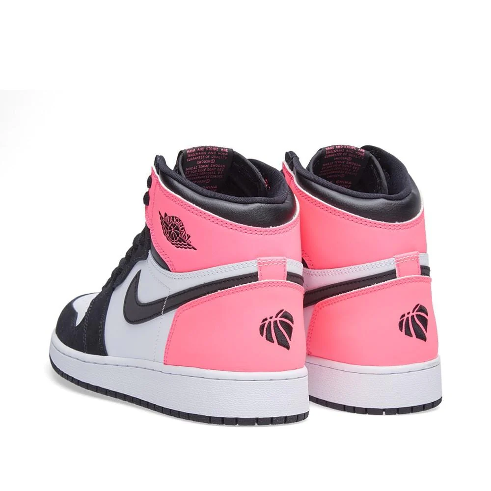 Air Jordan 1 Retro High OG GS 'Black Hyper Pink White' - Image 7