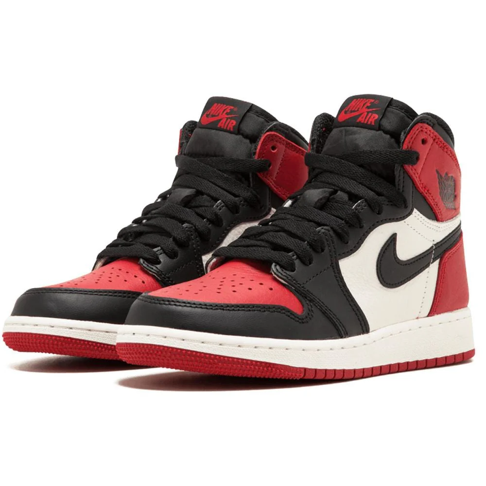 Air Jordan 1 Retro High OG GS "Bred Toe" - Image 6