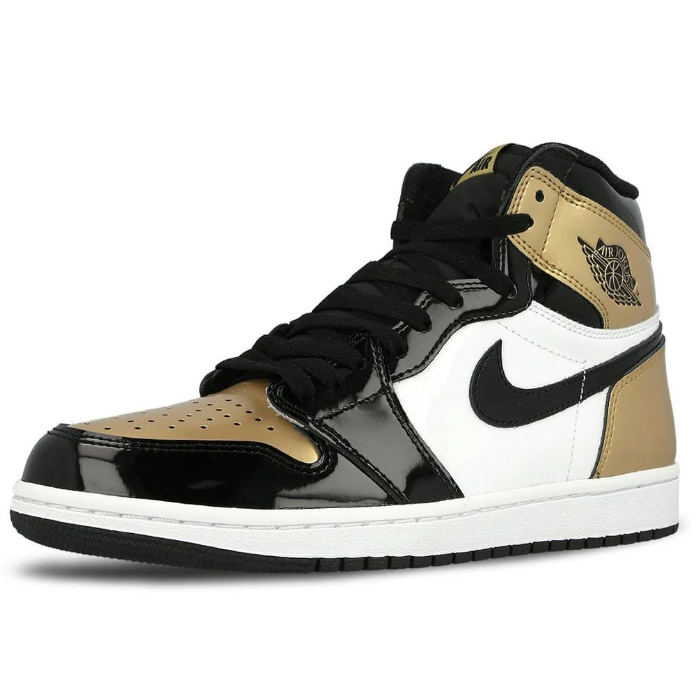 Air Jordan 1 Retro High OG NRG Gold Toe - Image 4