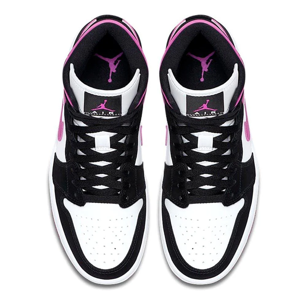 Air Jordan 1 WMNS Mid 'Black Cactus Flower' - Image 3