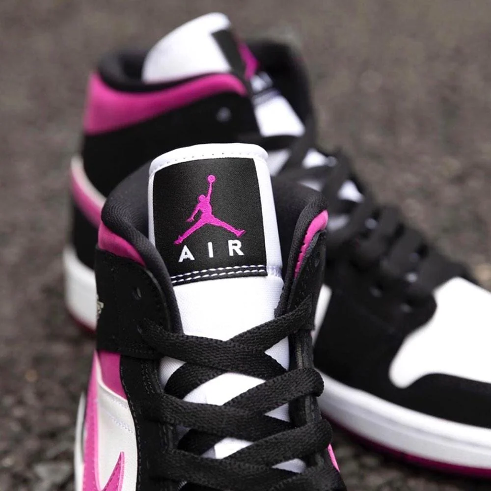 Air Jordan 1 WMNS Mid 'Black Cactus Flower' - Image 5