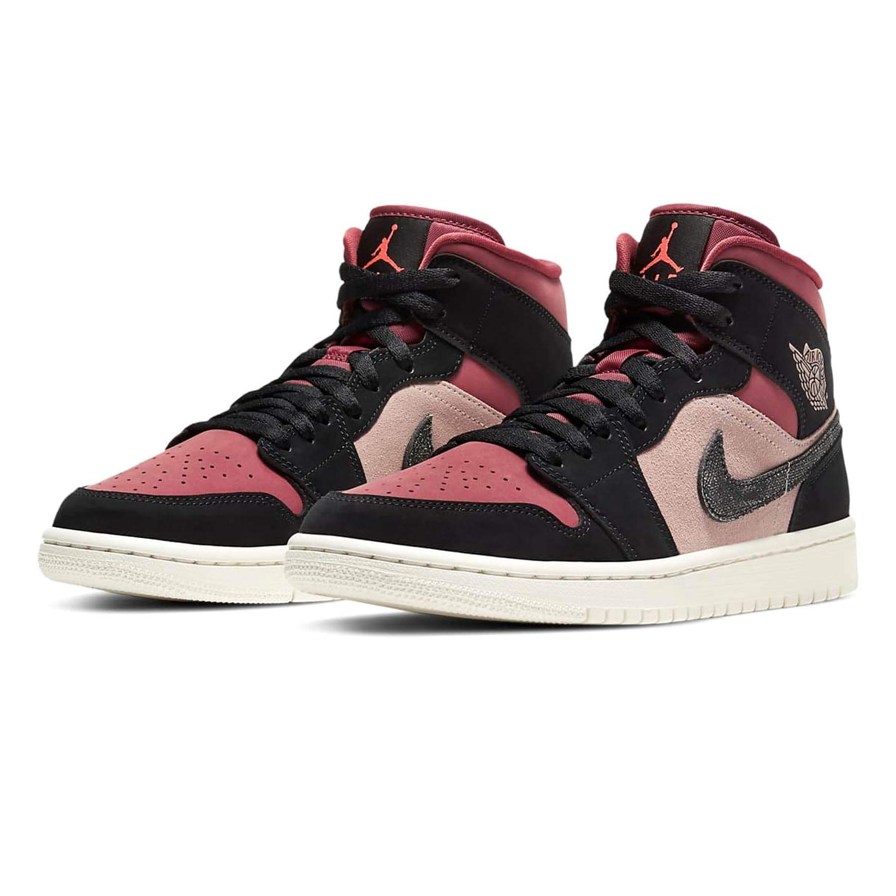 Air Jordan 1 Wmns Mid 'Burgundy Dusty Pink' - Image 2