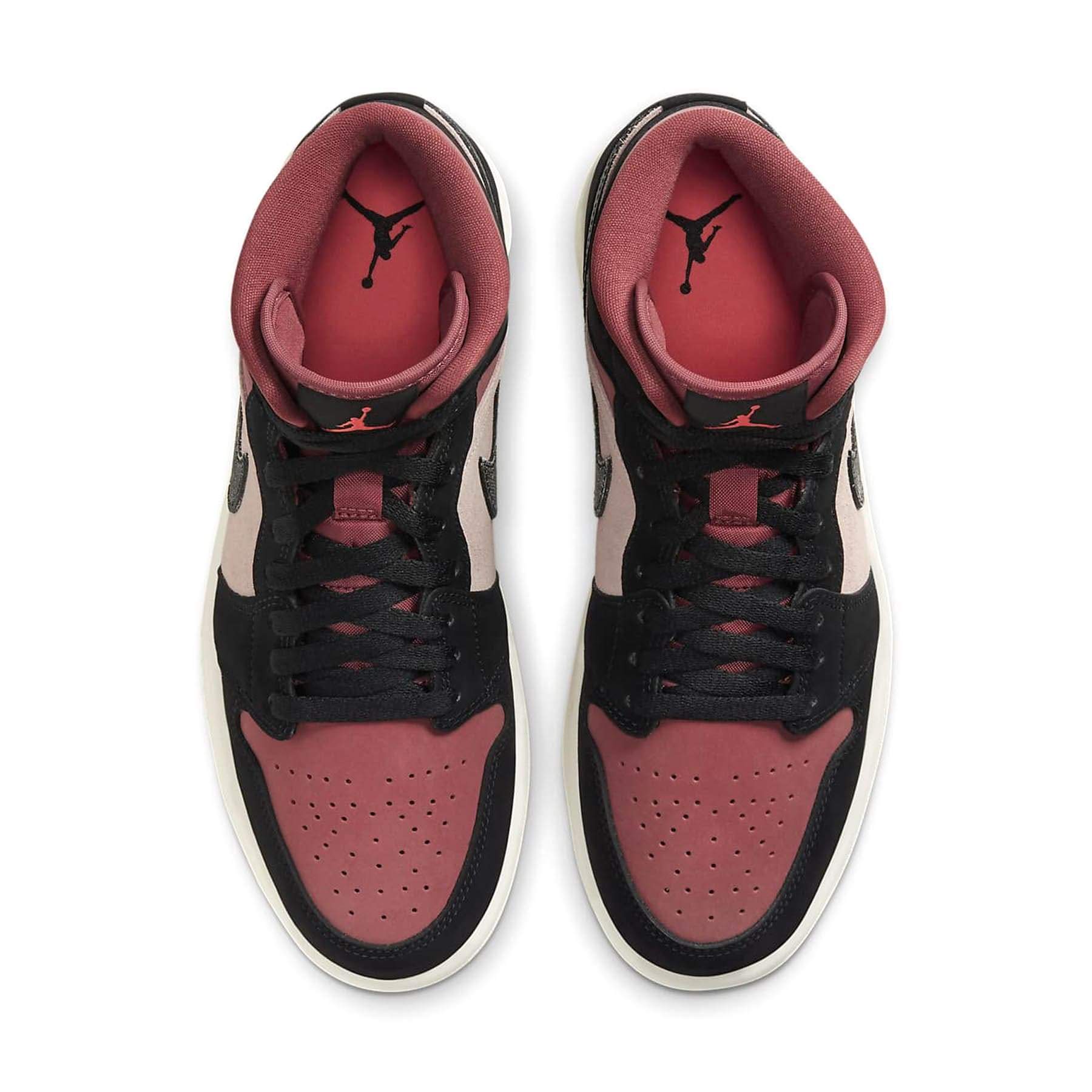 Air Jordan 1 Wmns Mid 'Burgundy Dusty Pink' - Image 3