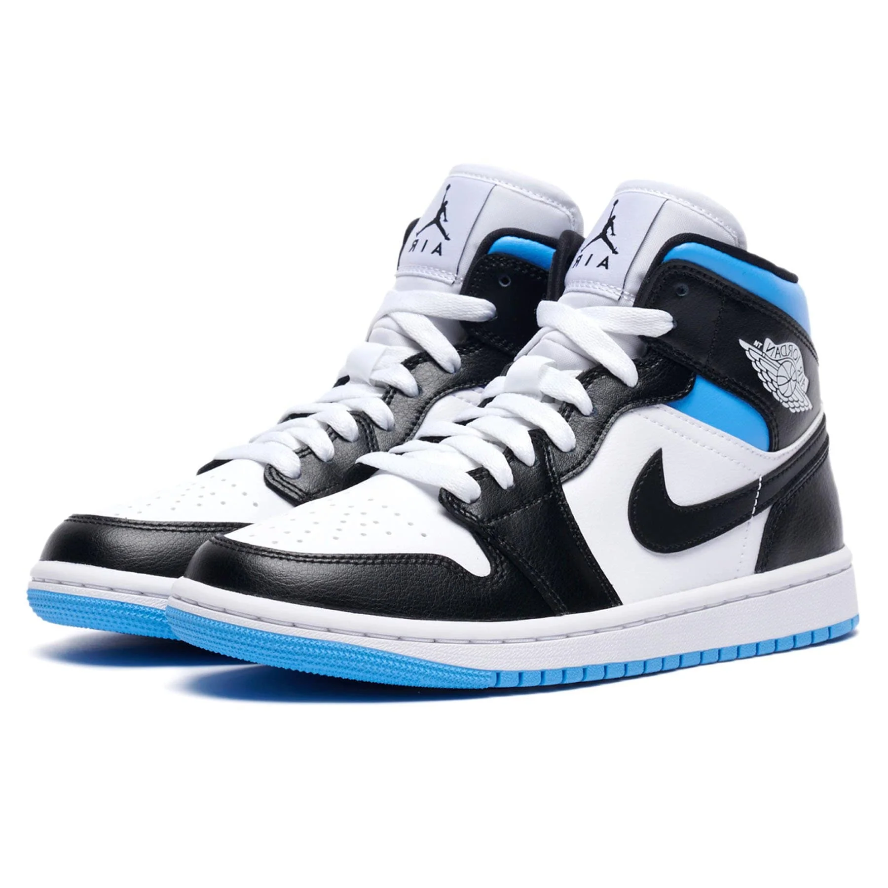 Air Jordan 1 Wmns Mid 'Royal Black Blue' - Image 2