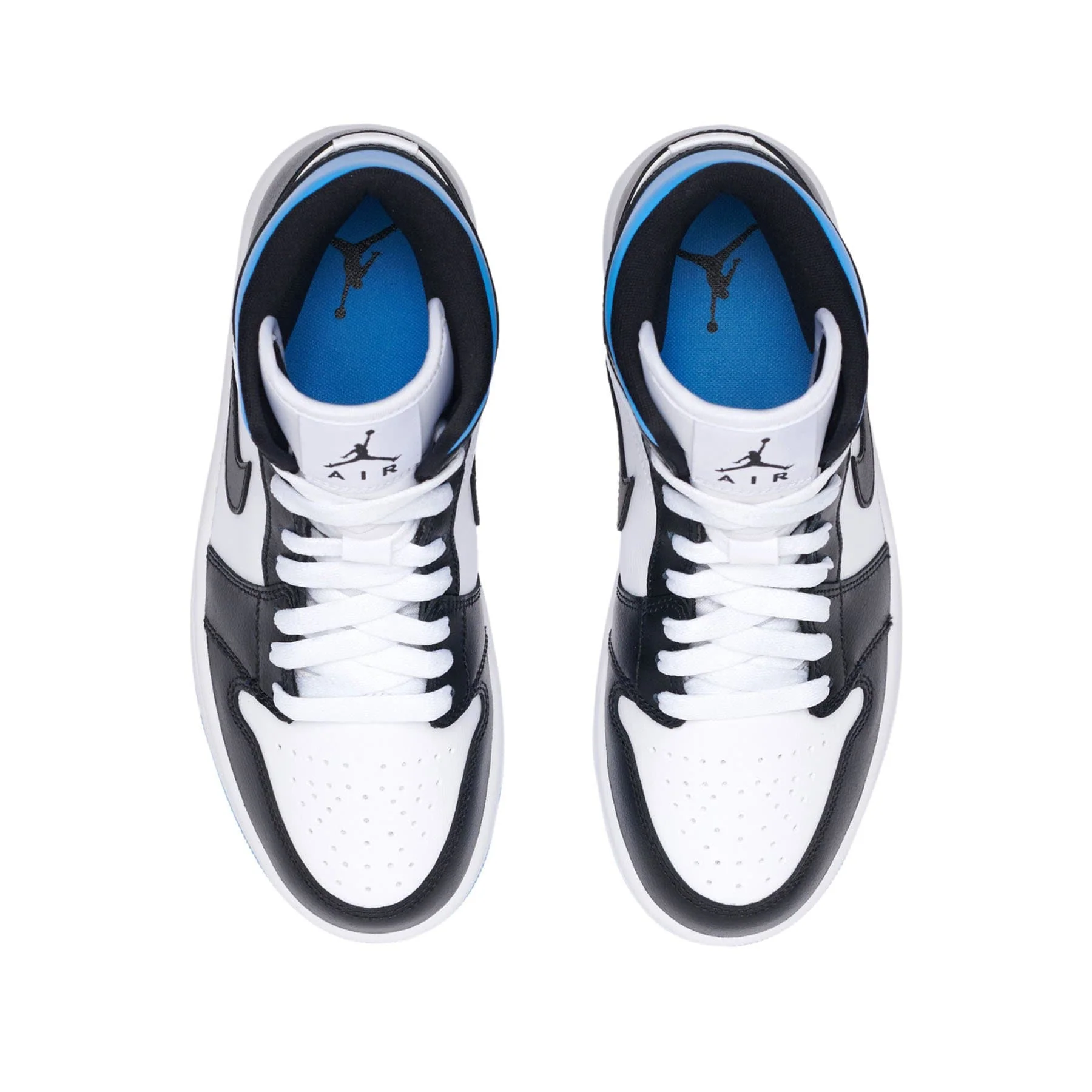 Air Jordan 1 Wmns Mid 'Royal Black Blue' - Image 4