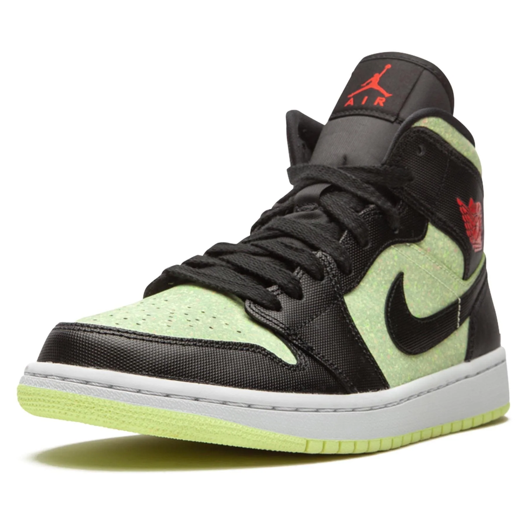 Air Jordan 1 Wmns Mid SE 'Black Barely Volt' - Image 4