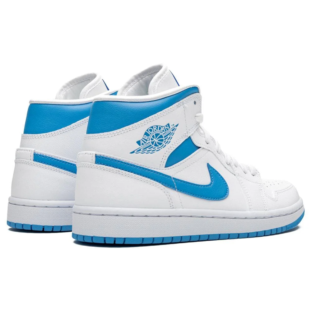 Air Jordan 1 Wmns Mid 'UNC' White Carolina Blue - Image 2