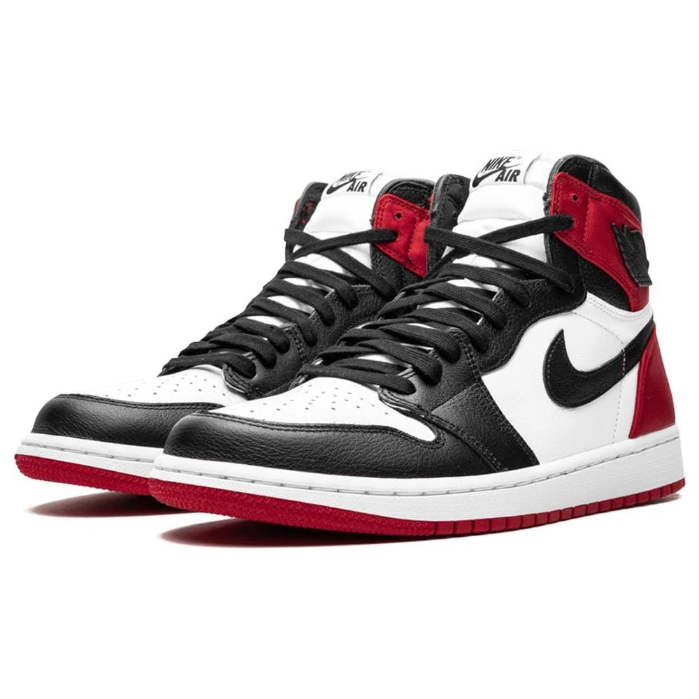 Air Jordan 1 Wmns Retro High 'Satin Black Toe' - Image 2