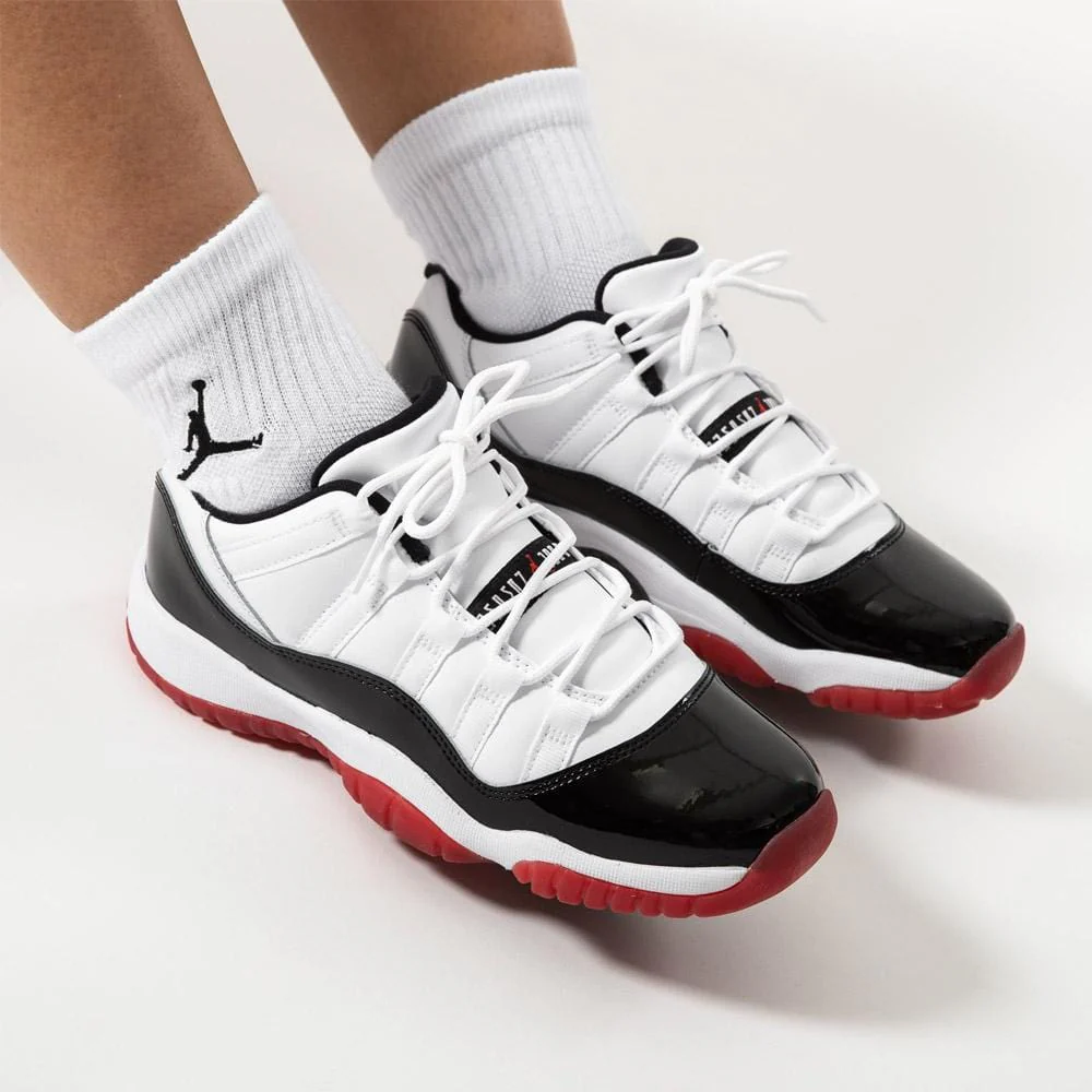 Air Jordan 11 Retro Low GS 'Concord-Bred' - Image 8