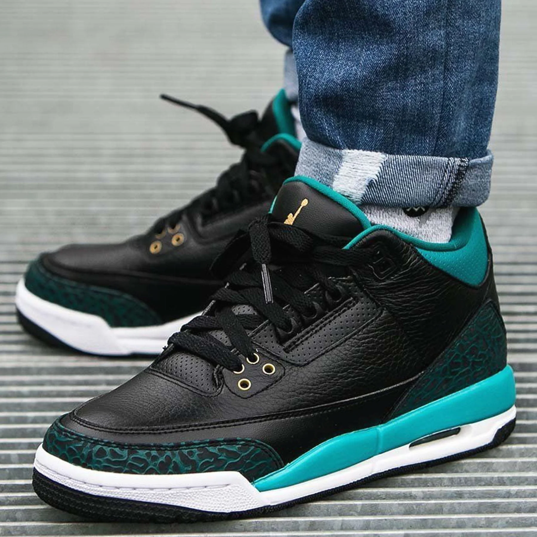 Air Jordan 3 Retro GS 'Rio Teal' - Image 6