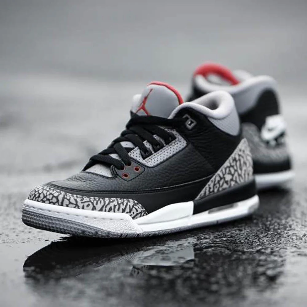 Air Jordan 3 Retro OG GS 'Black Cement' 2018 - Image 7