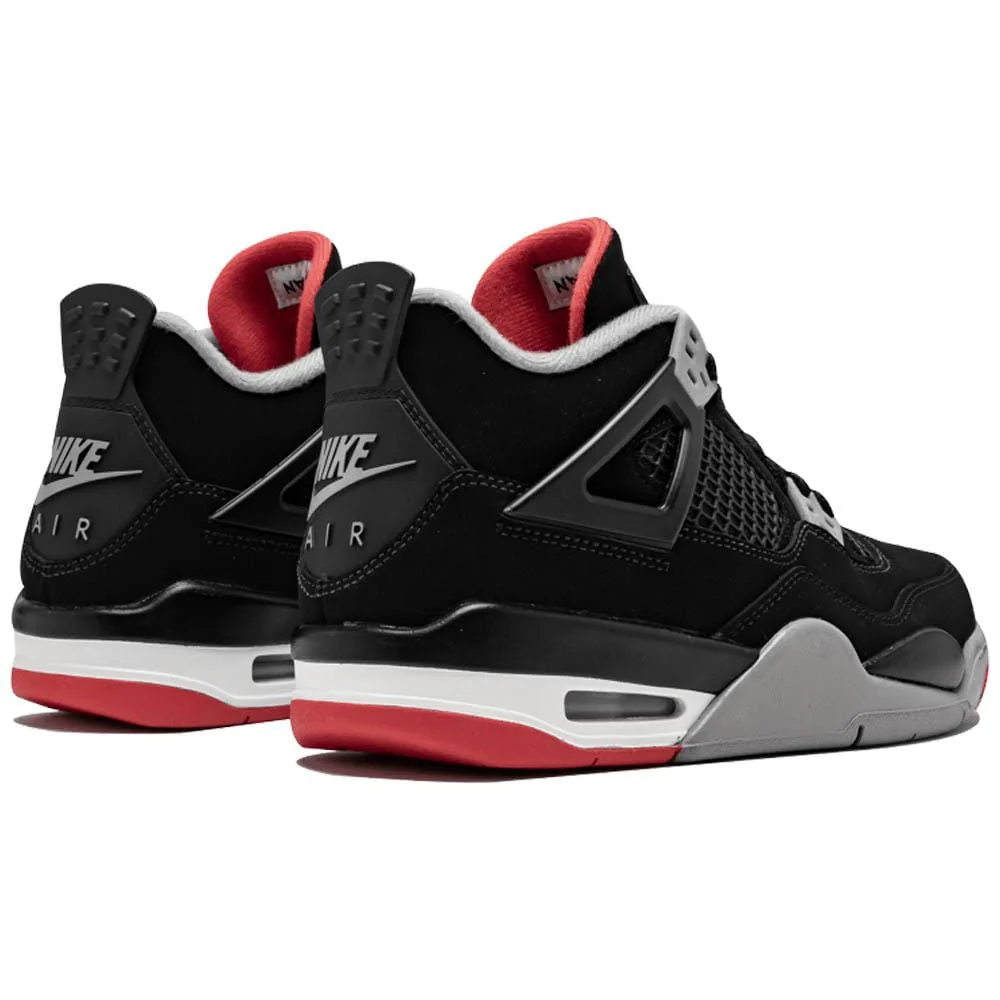 Nike Air Jordan 4 Bred (GS) - Image 3