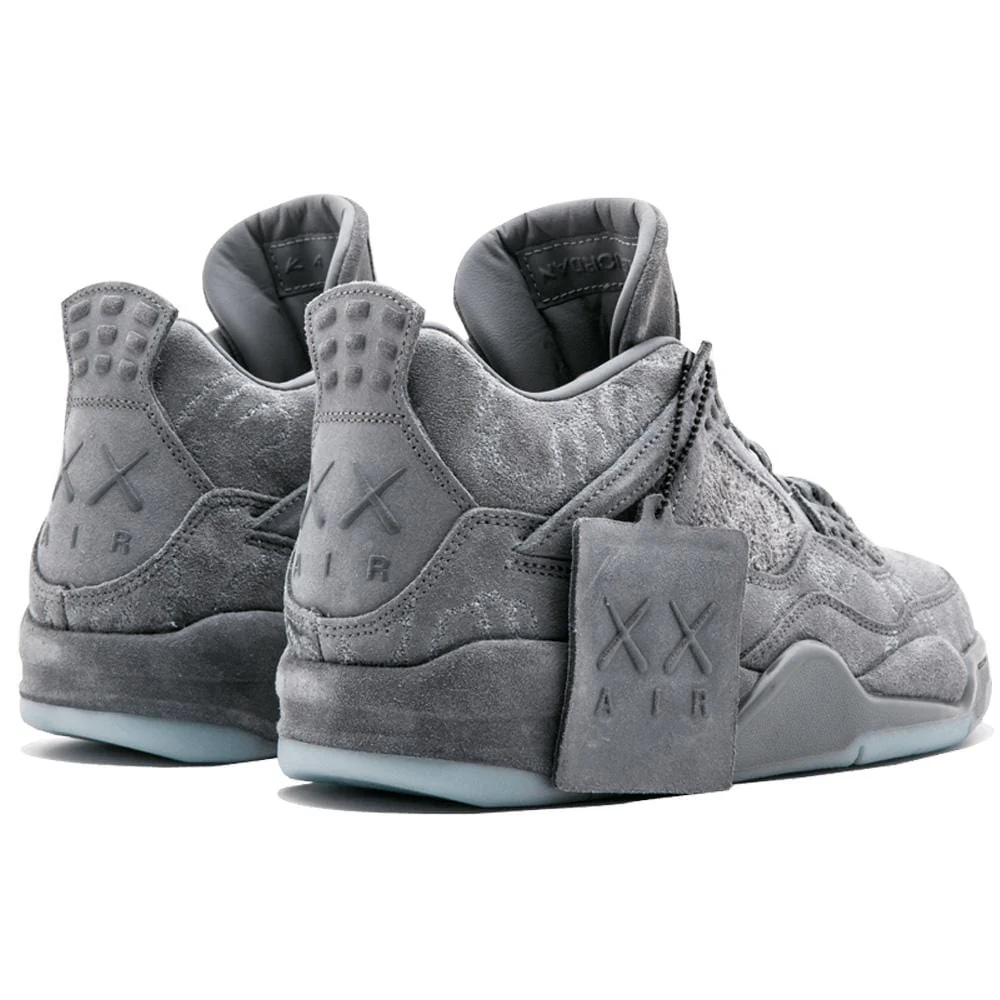 KAWS x Air Jordan 4 Retro 'Cool Grey & White' - Image 3
