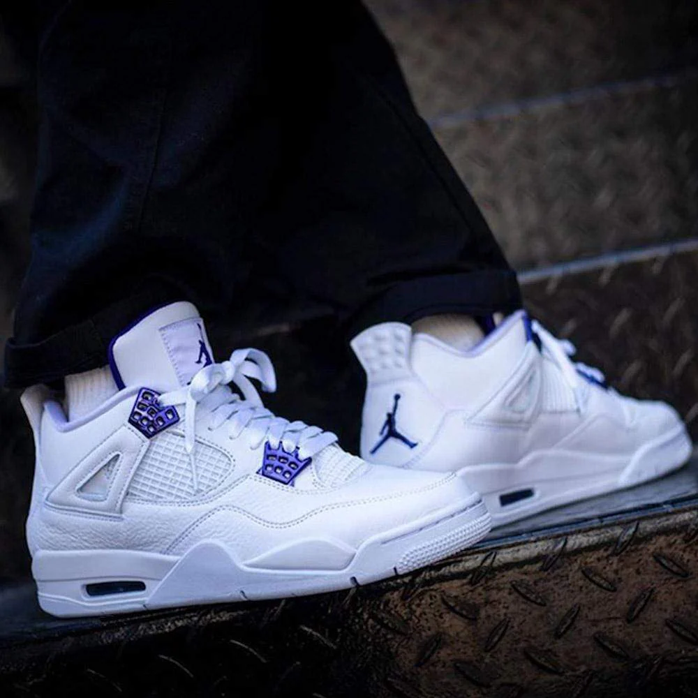 Air Jordan 4 Retro 'Purple Metallic' - Image 6