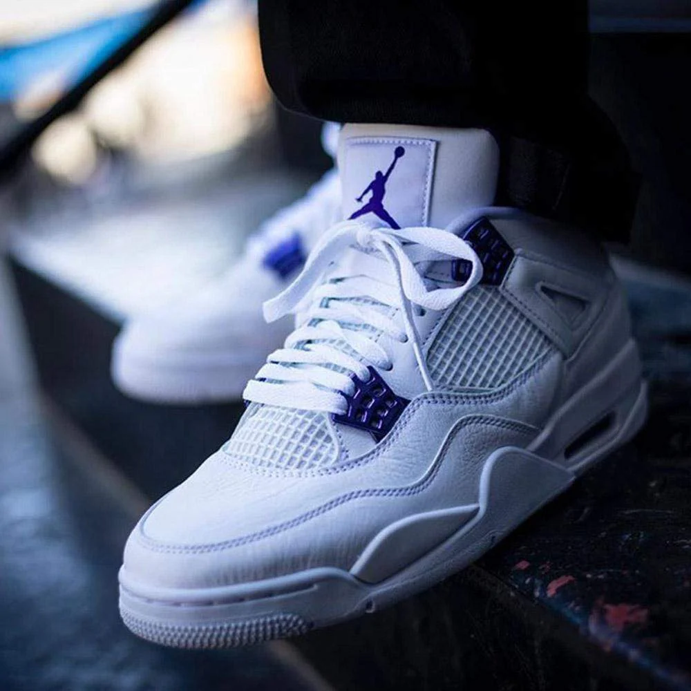 Air Jordan 4 Retro 'Purple Metallic' - Image 7